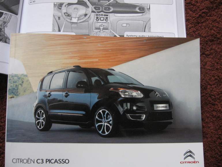 Citroen C Picasso Polska Instrukcja Obs Ugi Niska Cena Na Allegro Pl