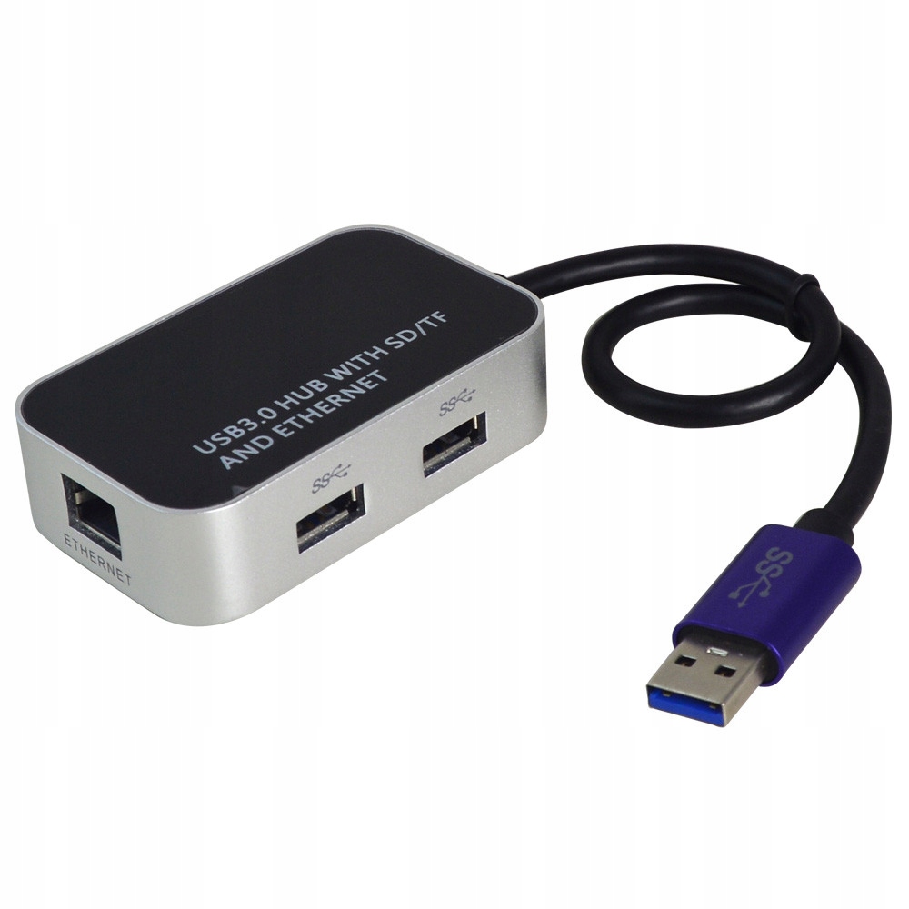 Podwójny 2 port koncentrator USB 3 0 1000M Adapter Sklep Opinie