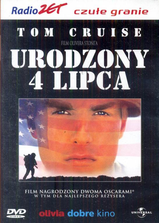 Urodzony 4 Lipca Tom Cruise Willem Dafoe DVD 7045735261 Sklepy