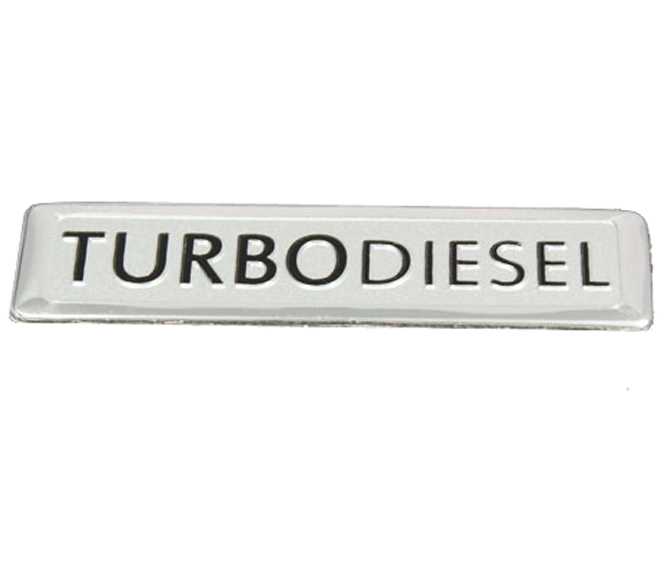 NAKLEJKA ALUMINIUM EMBLEMAT CHROM TURBO DIESEL 9780265180976 za 33 zł z