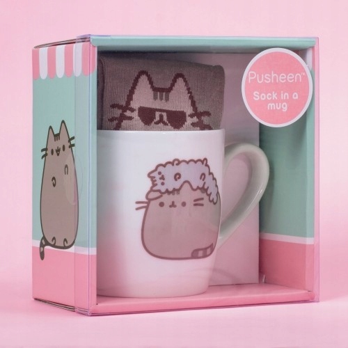 Kot Pusheen Zestaw Prezentowy Kubek Ceramiczny 7591522384