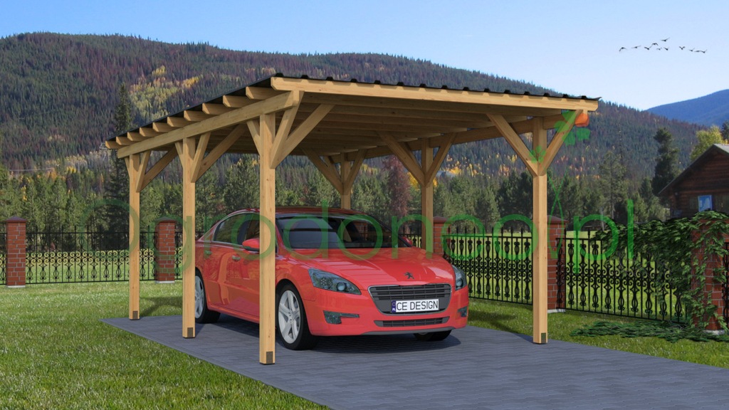 Wiata Garażowa Samochodowa Carport PRODUCENT 7157633450