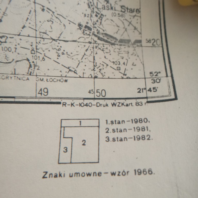 Wojskowe Mapy Topograficzne Szt Warszawa I Okoli