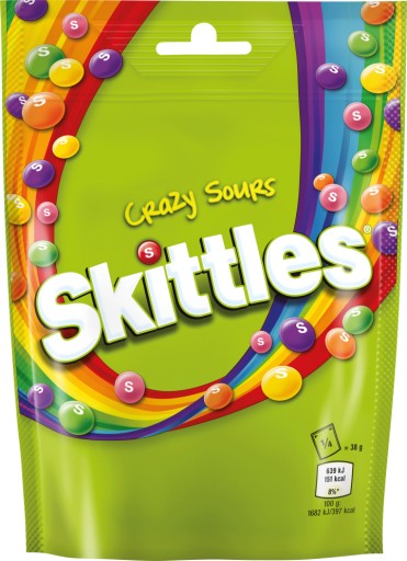 Skittles Crazy Sours Kwa Ne Z Niemiec Du E G Allegro Pl