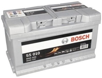 Аккумулятор BOSCH S5 85AH 800A AUDI AVENSIS 85 Ah