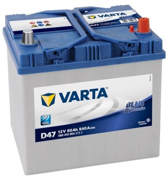 Батарея VARTA BLUE DYNAMIC D47 60Ah 540A p+