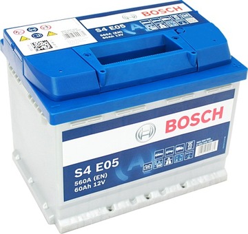 Акумулятор BOSCH S4 EFB 60Ah 640A P + START / STOP