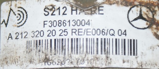 MERCEDES 212 подушка сильфон A2123202025 W212 справа - 2