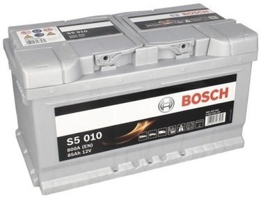 Акумулятор BOSCH S5 85ah 800A AUDI AVENSIS 85 Ah - 1