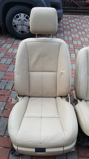 Сидіння передня подушка безпеки правий Mercedes S W221 Європа OE кремова шкіра - 3