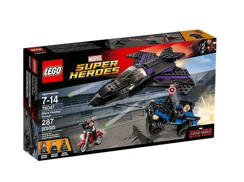 Klocki Lego Marvel Heroes Zestaw Pogoń za Czarną Panterą 76047