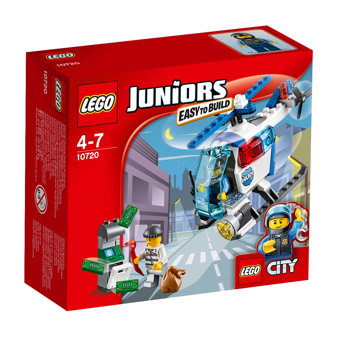 Lego 10720 Juniors Honička policejním vrtulníkem Stavebnice Policie Zloději