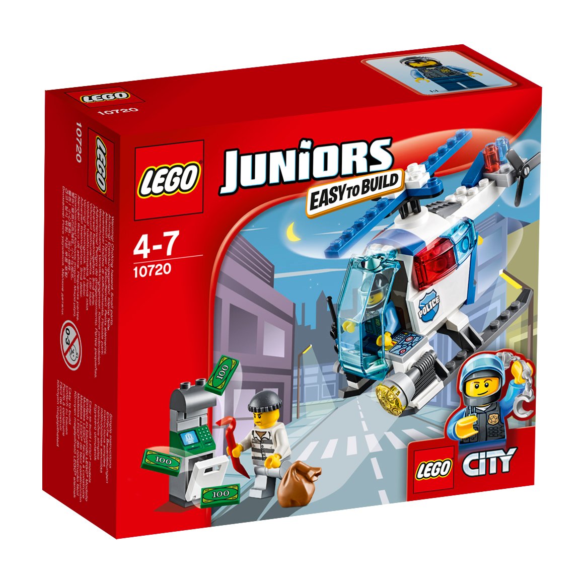 LEGO 10720 Juniors Honička policejním vrtulníkem Stavebnice Policie Zloději