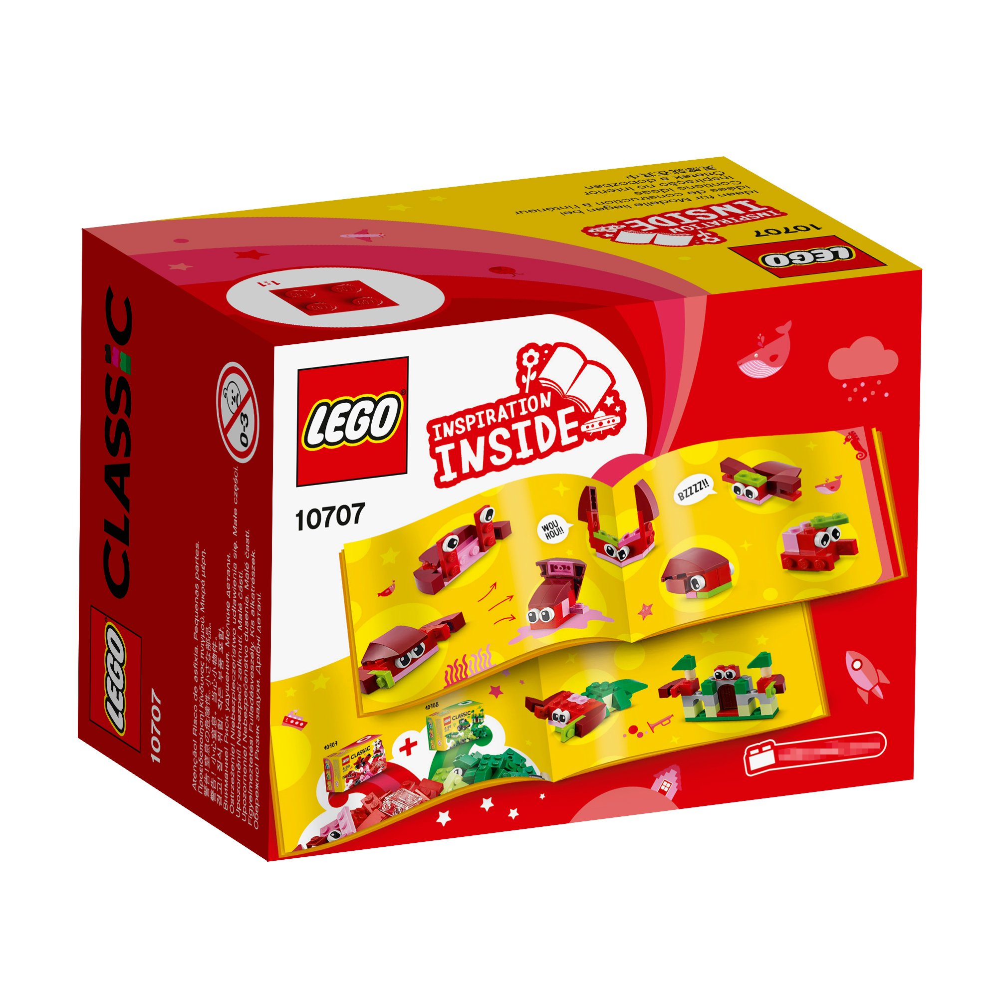 Lego Classic 10707 Czerwony Zestaw Kreatywny Zabawa