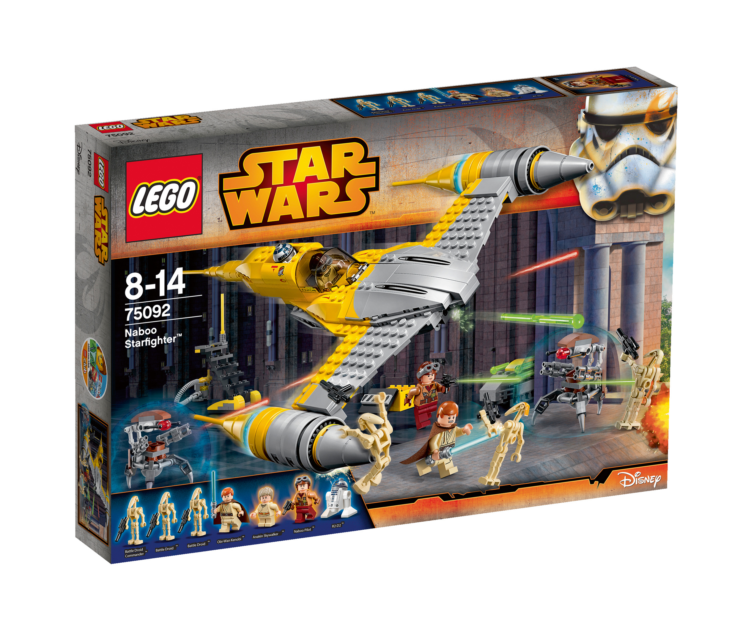 Klocki Lego Star Wars Zestaw Naboo Starfighter 75092