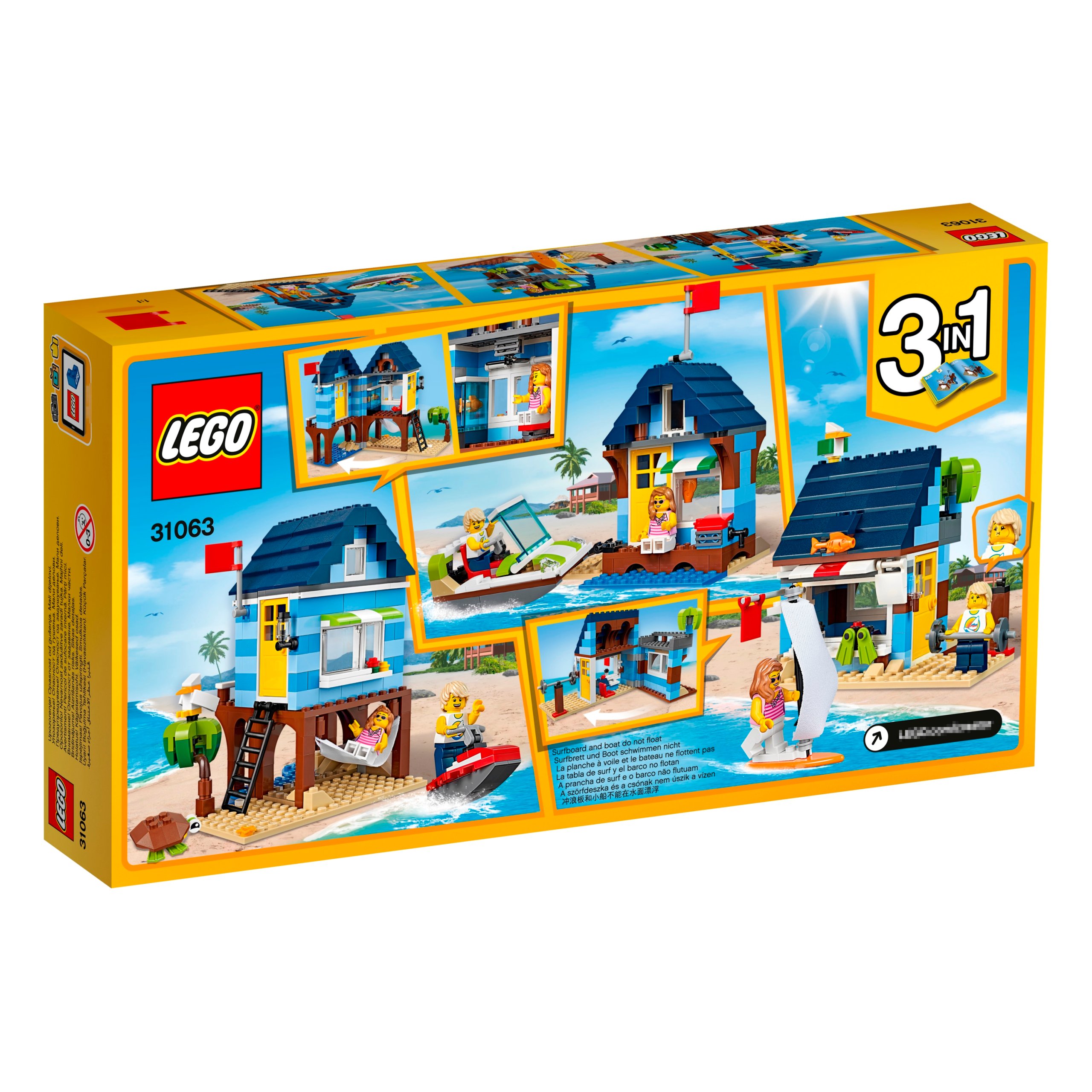 Lego Creator 31063 Wakacje na plaży