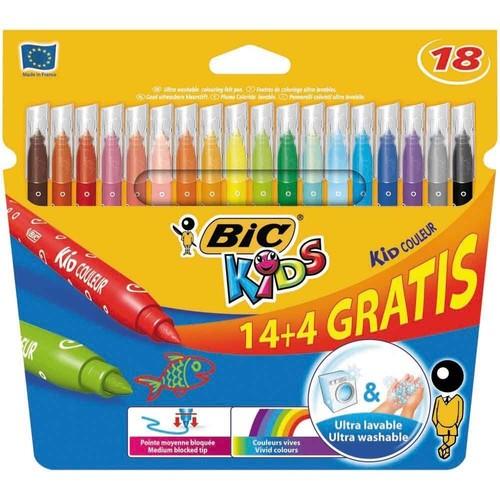 

Flamastry 14+4 Kid Couleur Bic