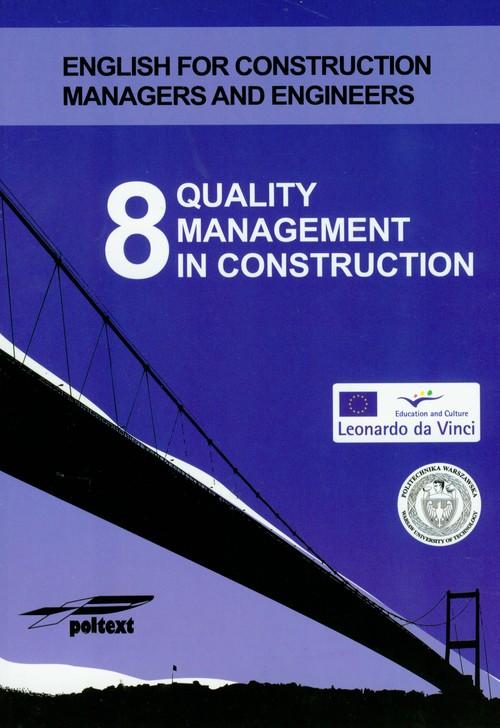 

Quality Management in Construction Tom 8 Witecka