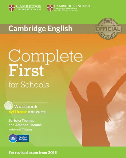 

Complete First for Schools Workbook without Answer