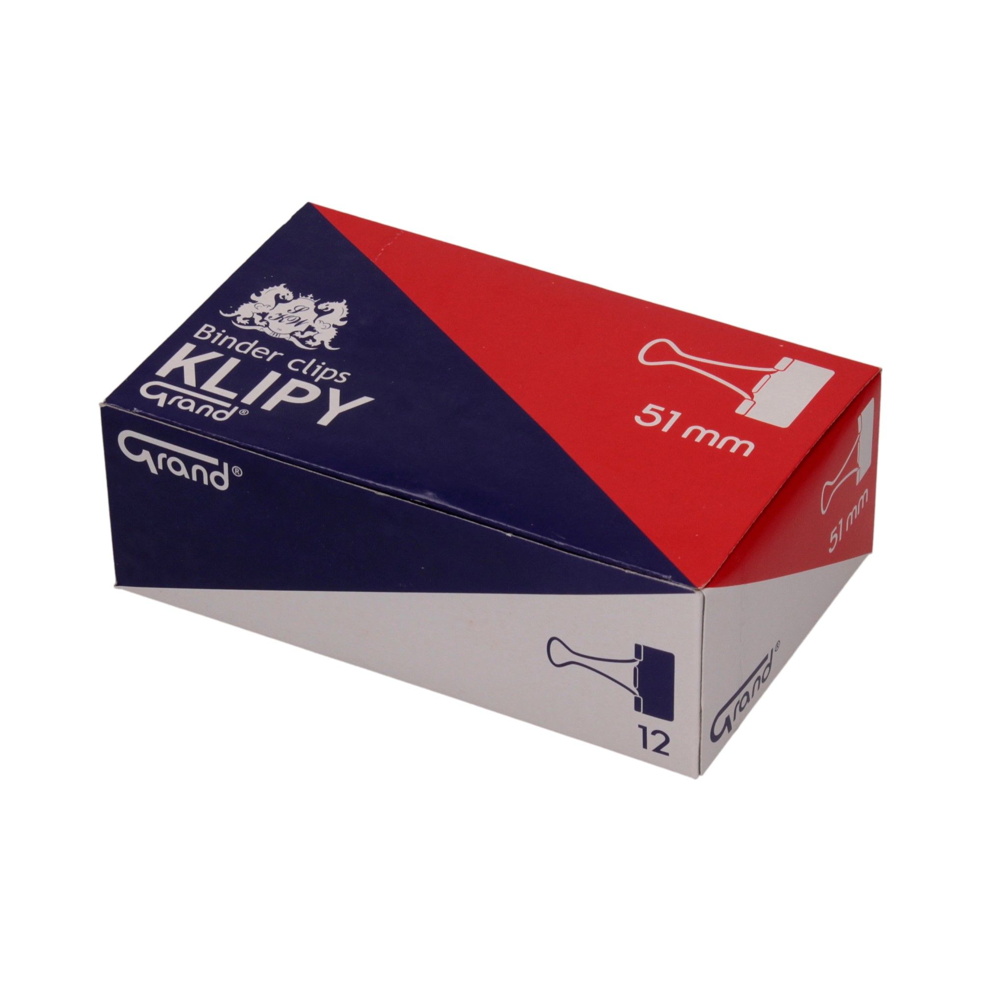 

Klips biurowy klip metalowy 51mm Grand (12)