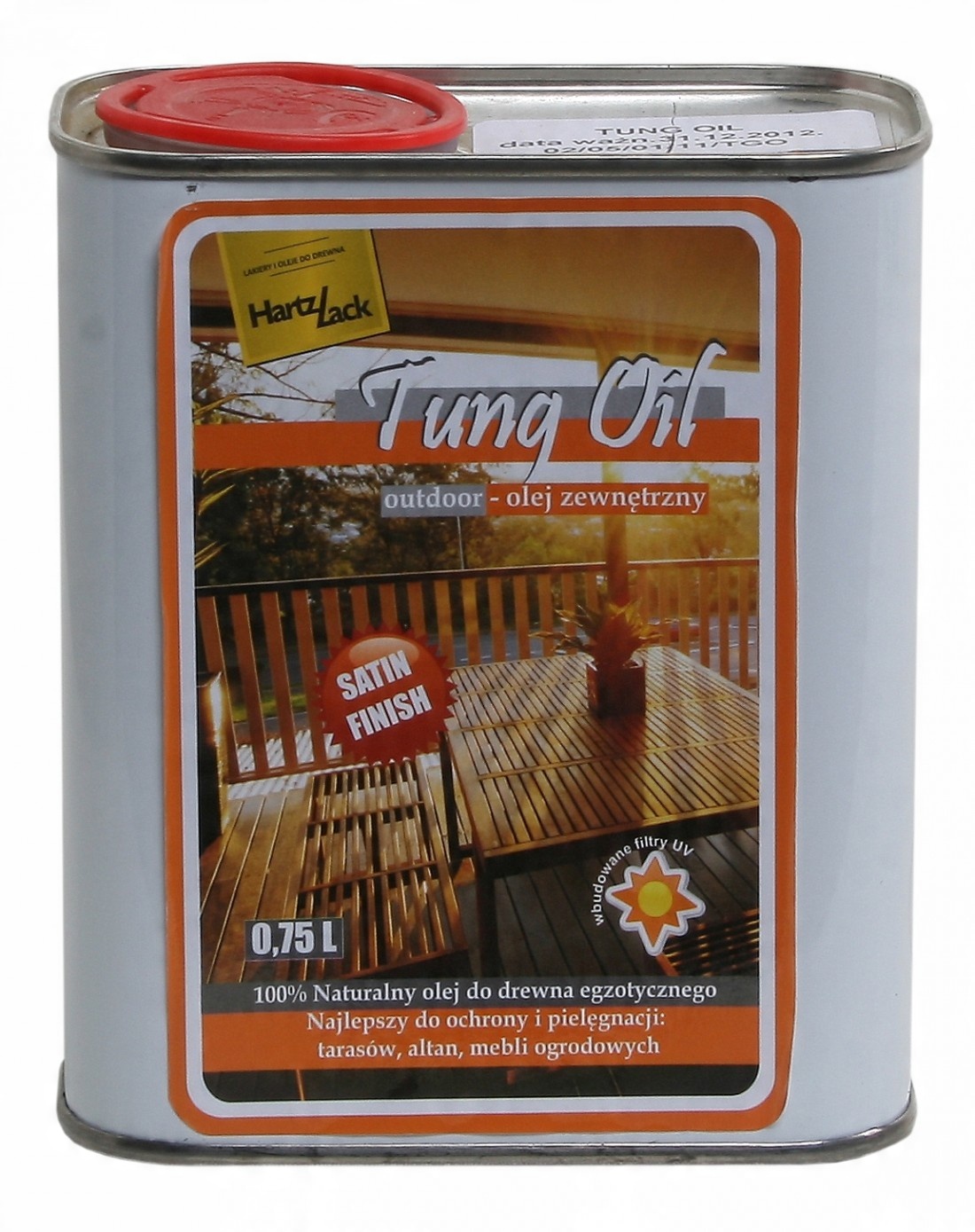 

HartzLack Tung Oil olej do drewna 0,75l Bezbarwny