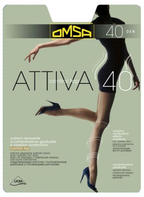 

Rajstopy Omsa Attiva 40 Ct modelująco-relaksujące