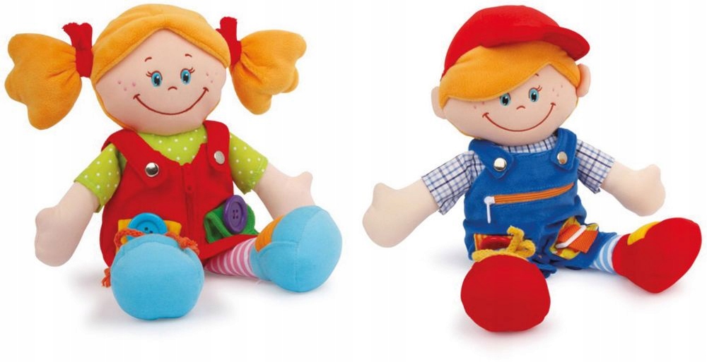 

Klara I Marcel Lalki Z Zapięciami Legler Szmaciane