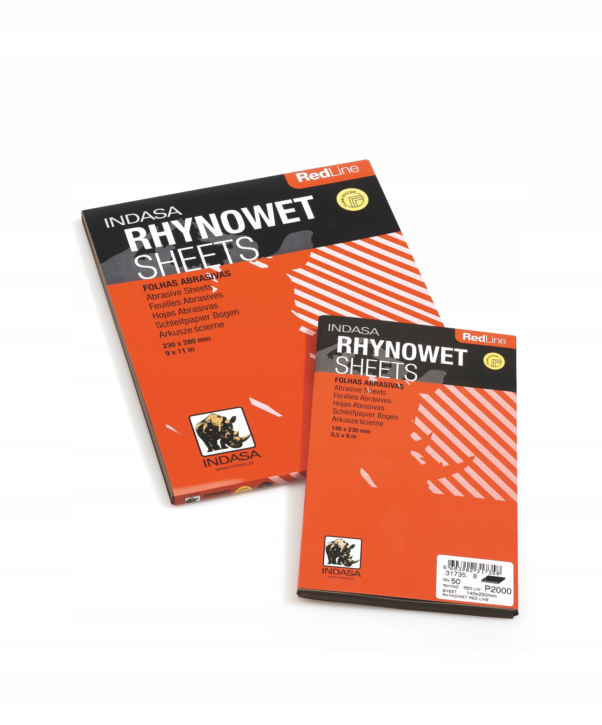 Papier Ścierny Wodny P1500 Arkusz Indasa Rhynowet Sheets RedLine Kod producenta R-L WODA P1500
