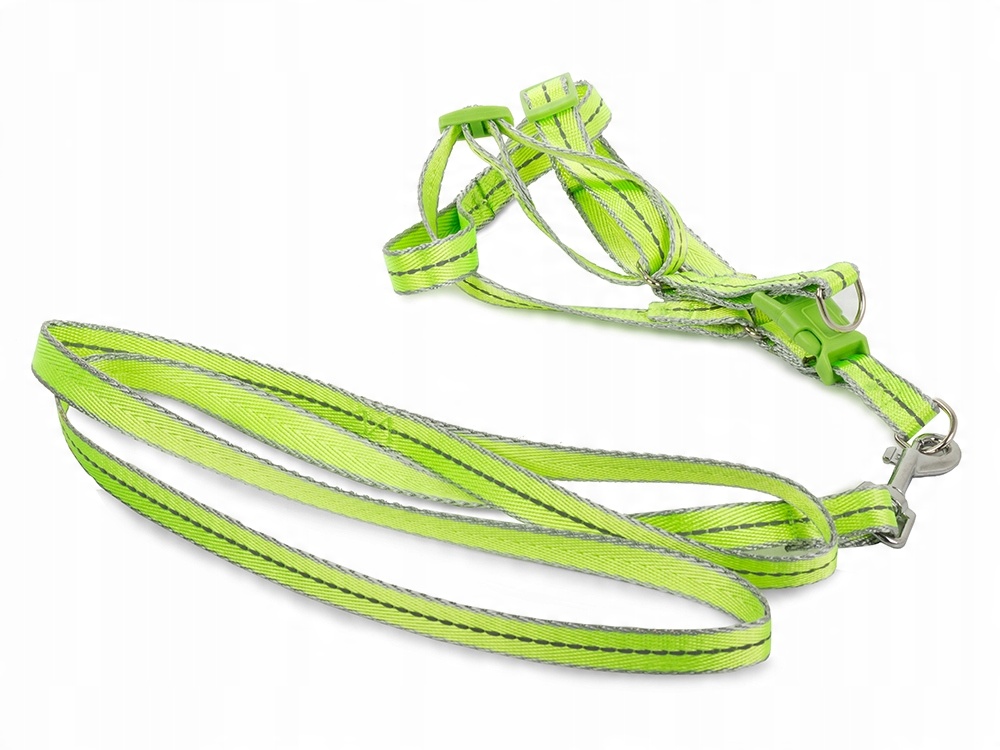 

Szelki Dla Psa Kota + Smycz Odblaskowa Mocna 1,5cm