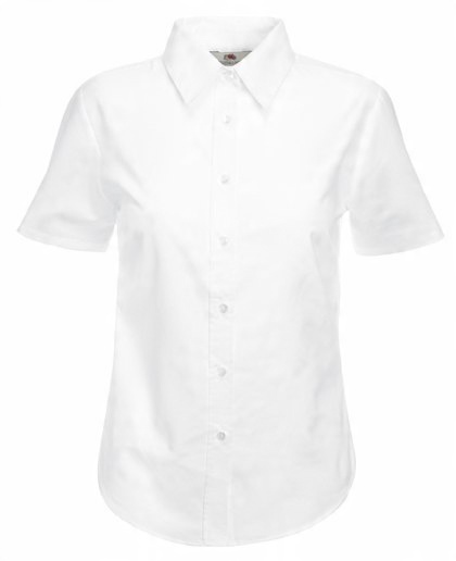 

Ladies Oxford Short Sleeve Shirt White M