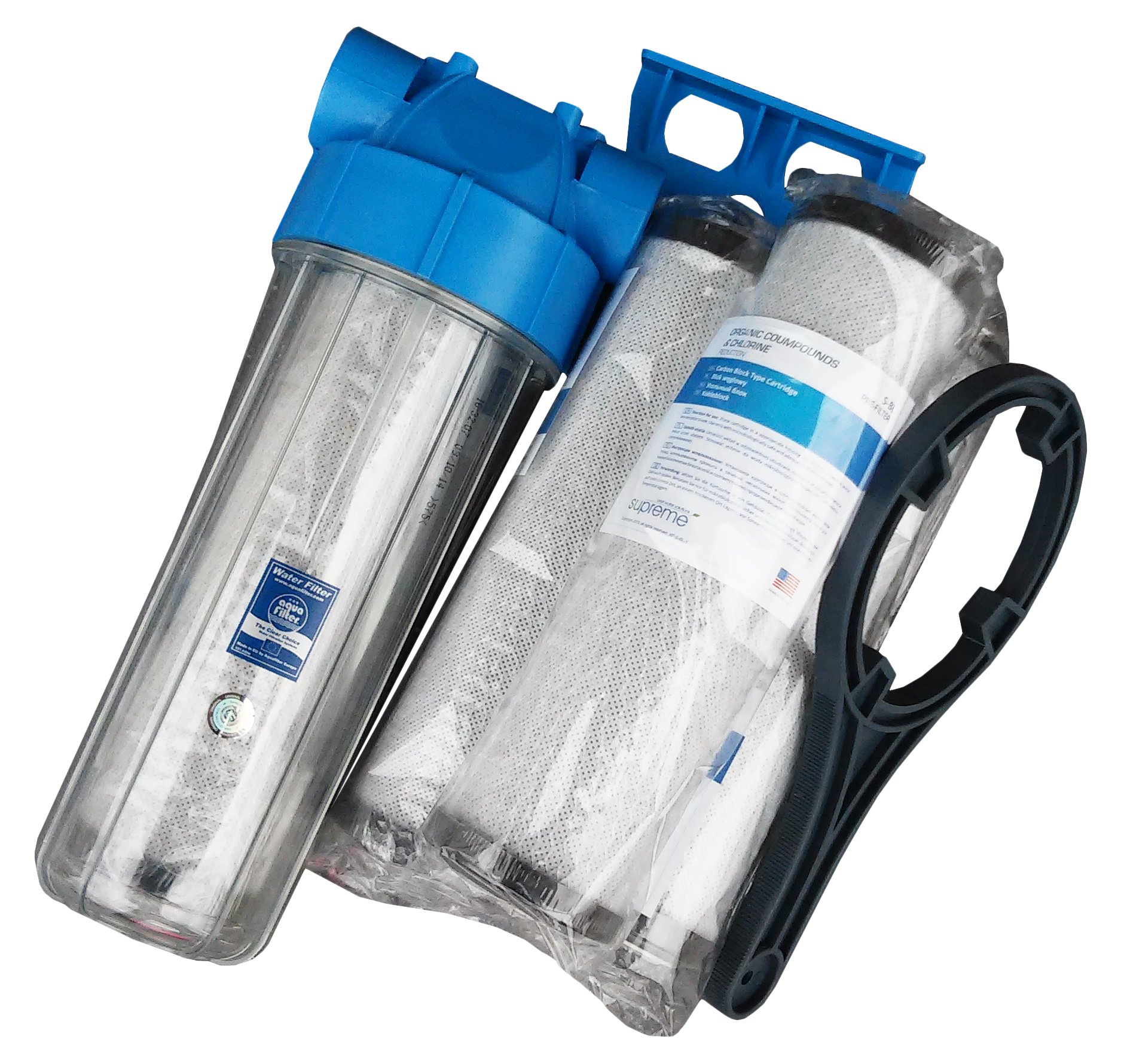 Filtr Narurowy 1/2 3/4 1 cal + 4 Wkłady Węglowe =