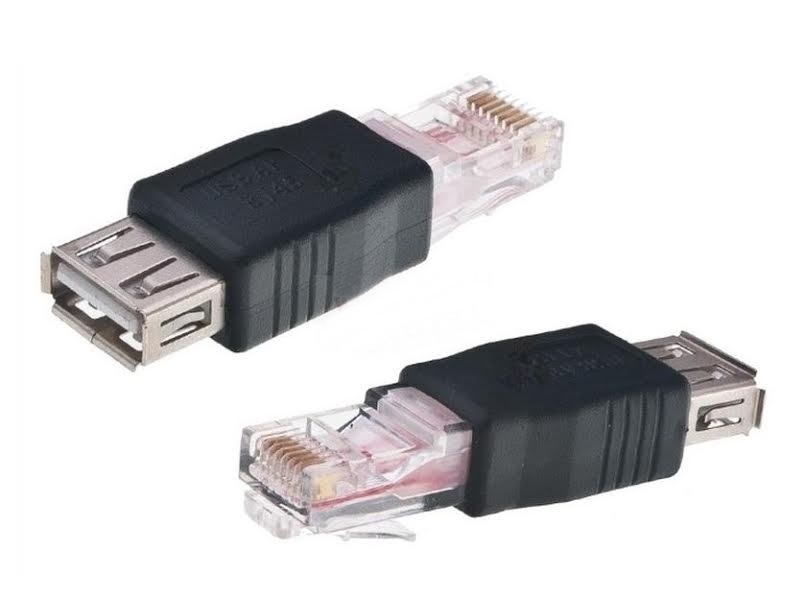 Купить Адаптер Адаптер USB на разъем RJ45 - вилка: отзывы, фото и .