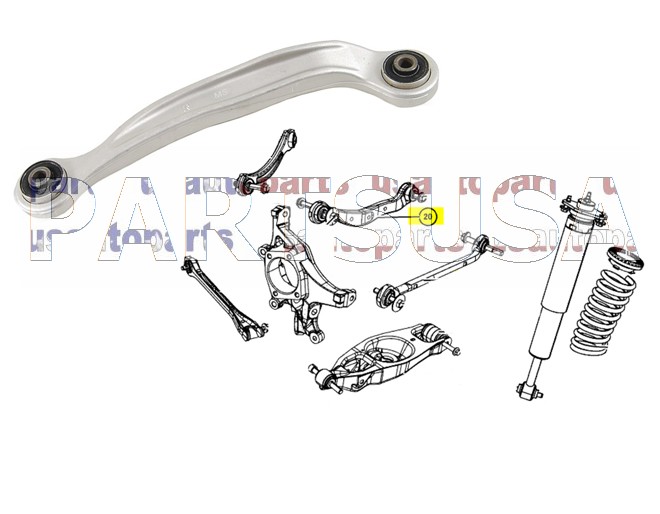 ричаг задний tył правый  Chrysler Pacifica 2004 - 2008 Номер каталоге запчасти 4743238aa foto 0