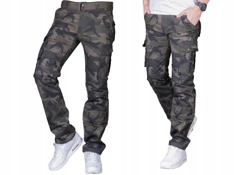 

Spodnie bojówki moro 2096 fashionmen2 rozm. 30