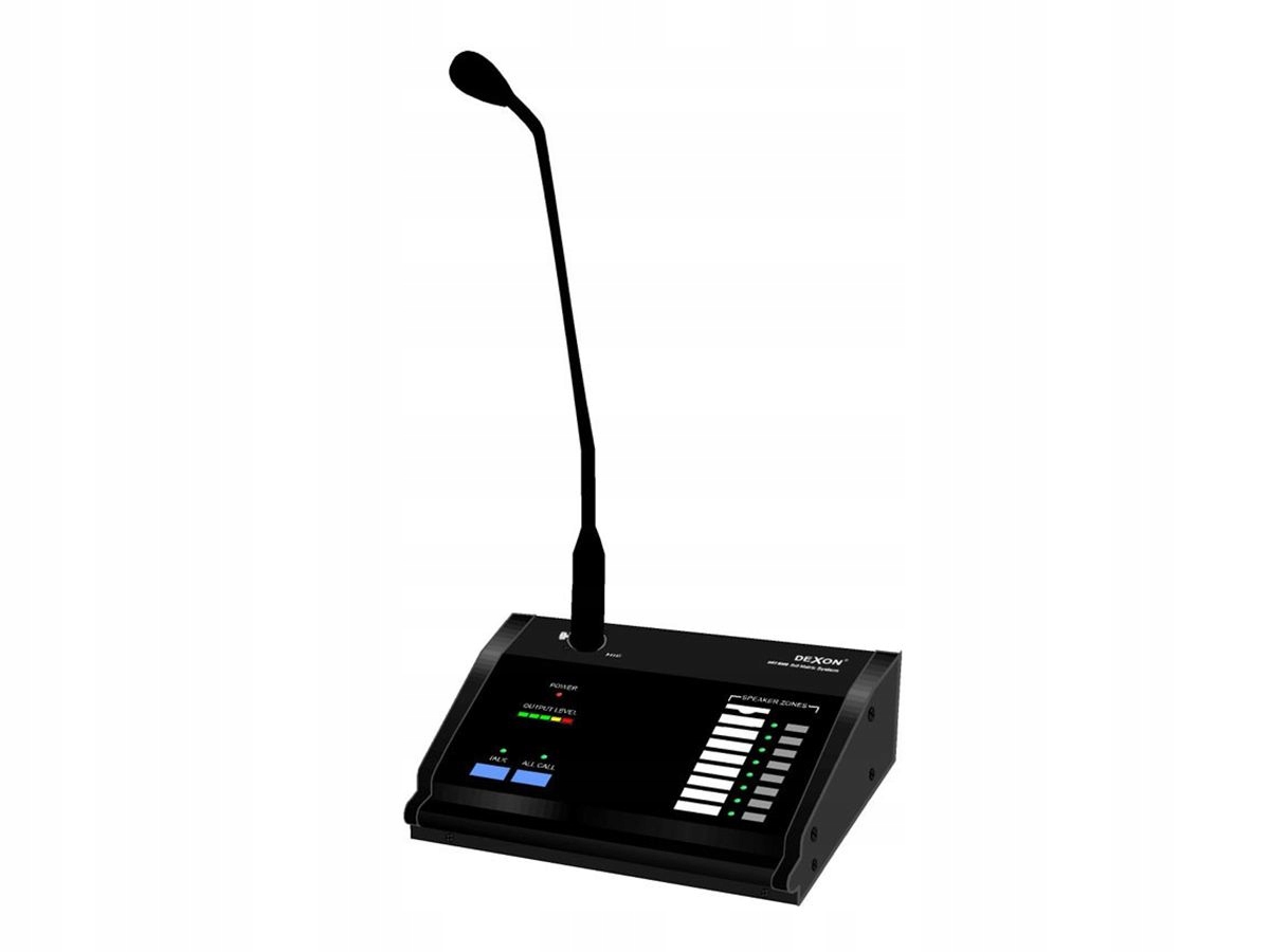 Dexon Mikrofon 8 stref z możliwością rozszerzenia