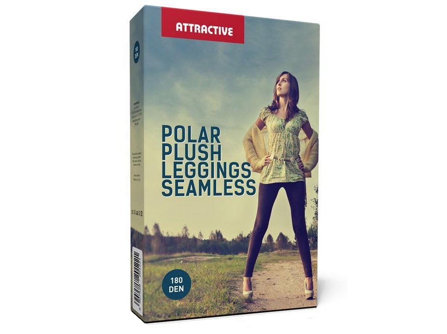 

Legginsy 180 Den Polar Plush Bezszwowe Ciepłe L/XL