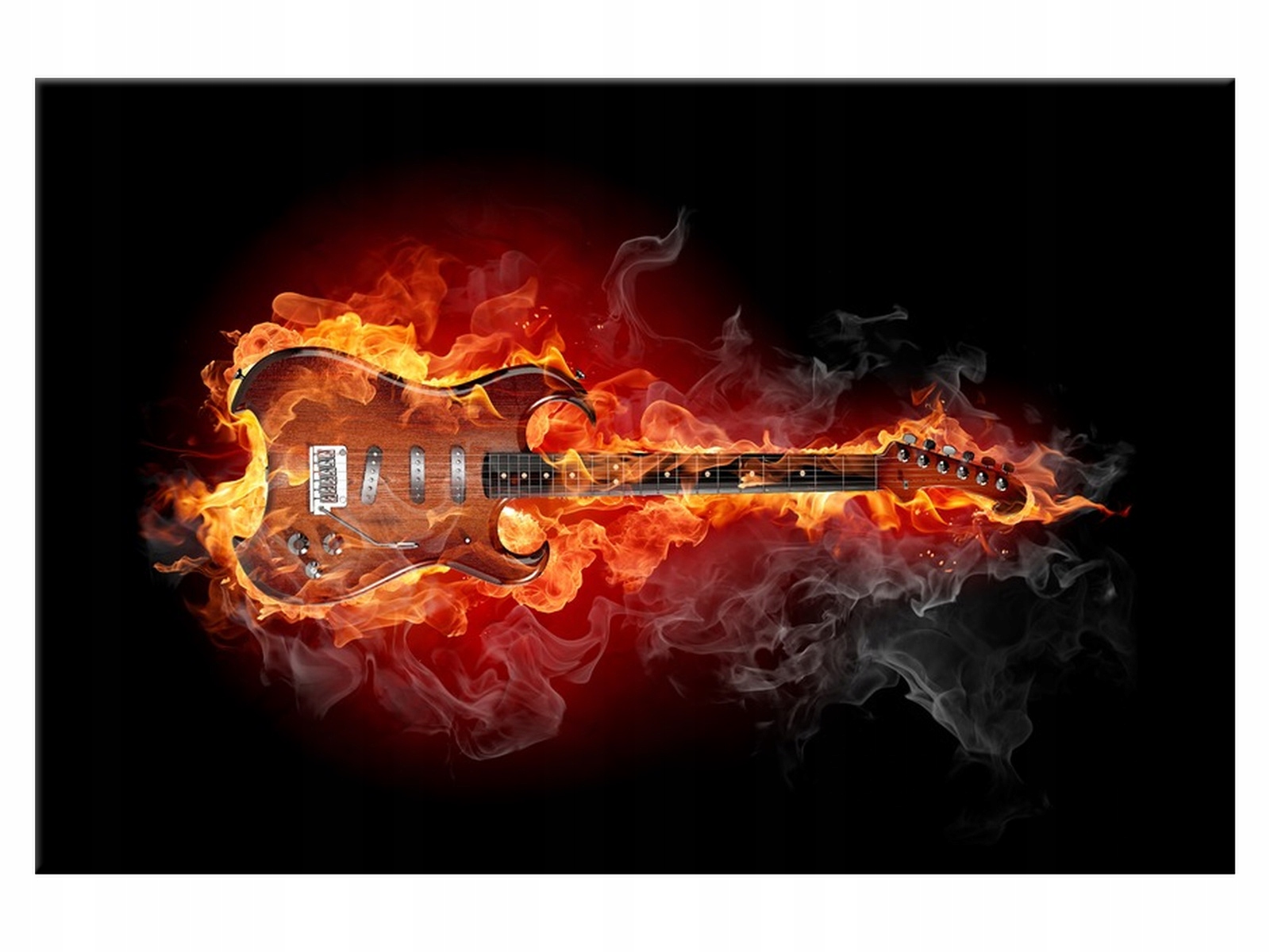 

Obraz Płonąca gitara 60x40 Gitara 1403A_1E salon