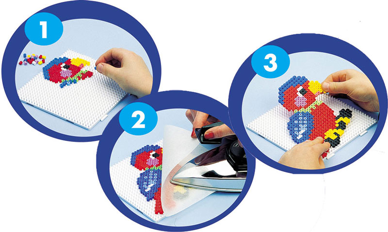 Podkładka struś do koralików HAMA MIDI Płeć chłopcy