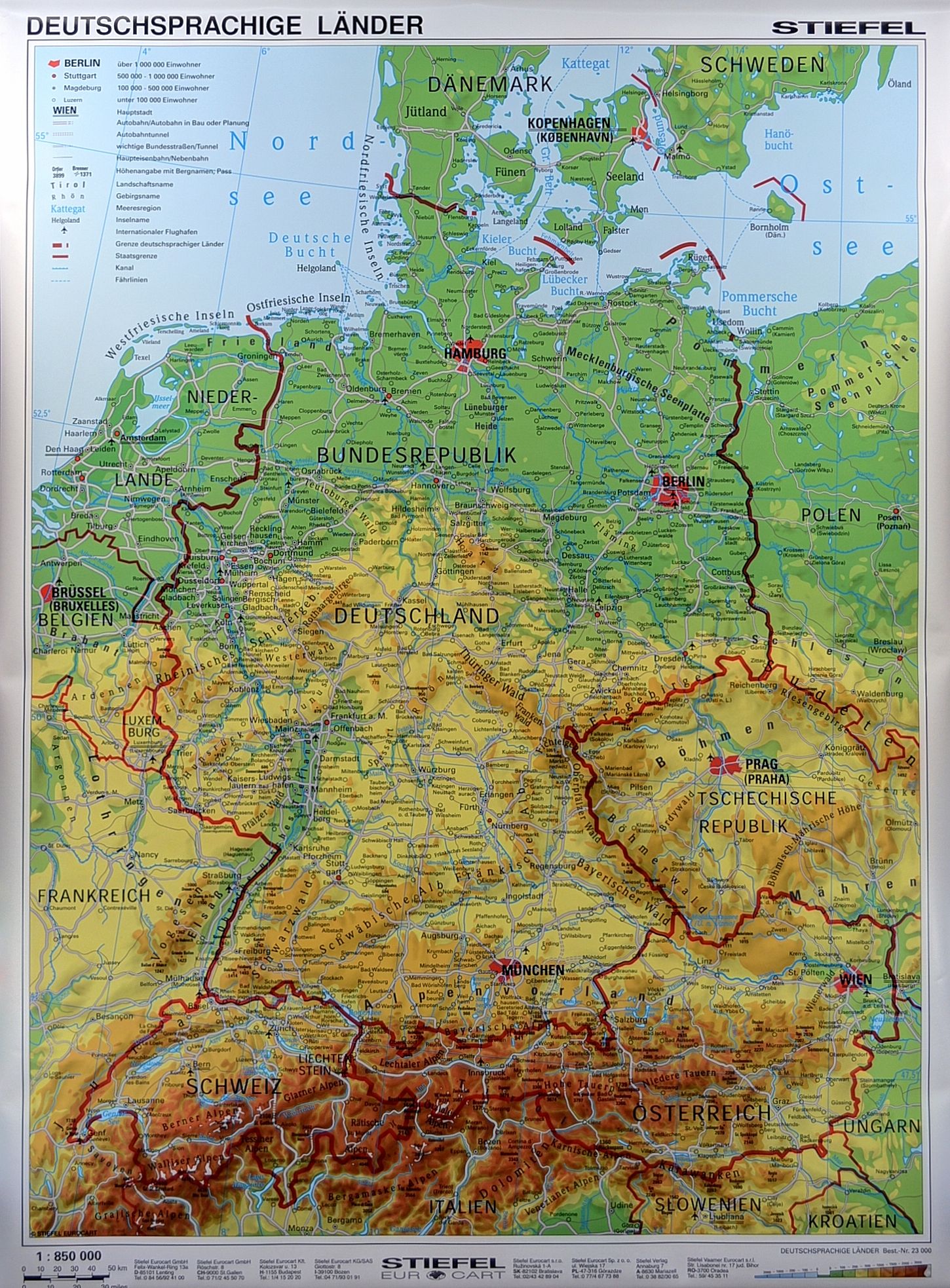 Основные особенности рельефа германии. Физическая карта Германии. Карта рельефа Германии. Рельефная карта Германии. Физическая карта Германии на немецком.