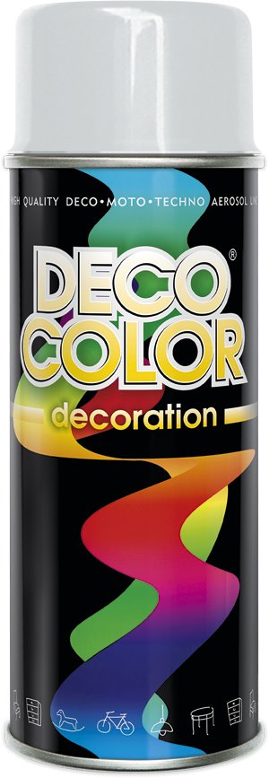 LAKIER SPRAY Deco Color Decoration Szary jasny Ral 7035 400ml