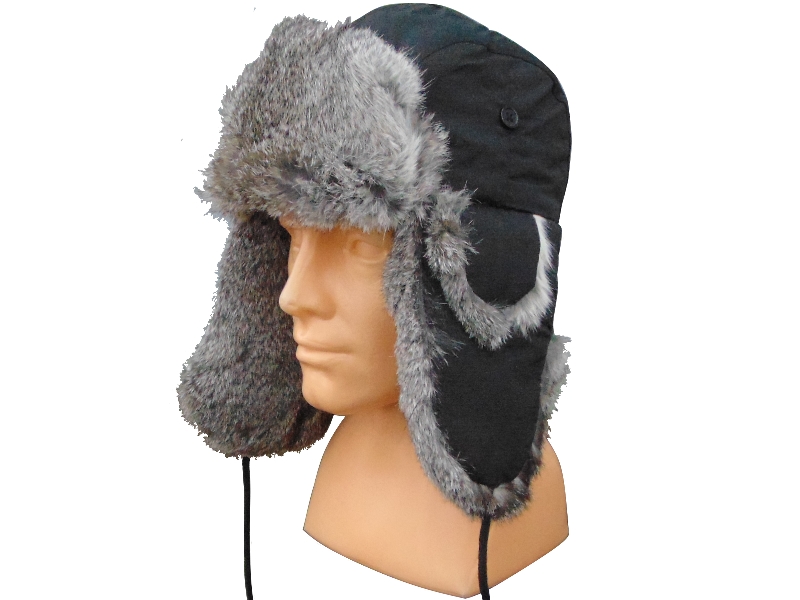 Čepice Mfh, přírodní kožešina, zimní, teplá velikost L