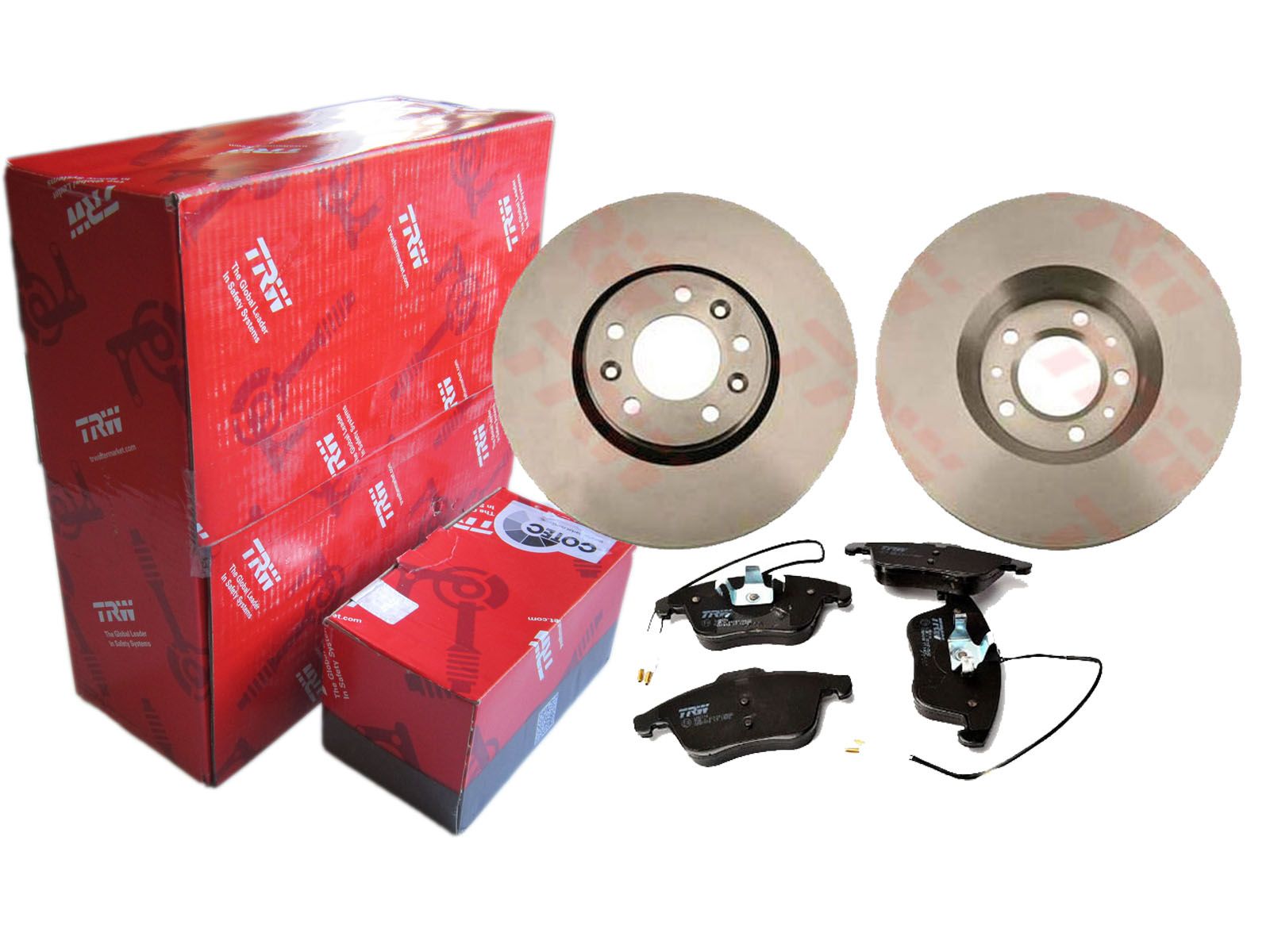 Диски + колодки TRW передні CITROEN C5 III 304MM