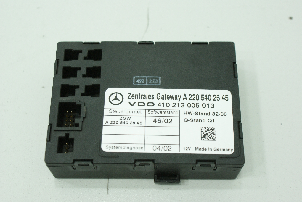 УПРАВЛІННЯ ШЛЮЗ A2205402645 MERCEDES КЛ W215