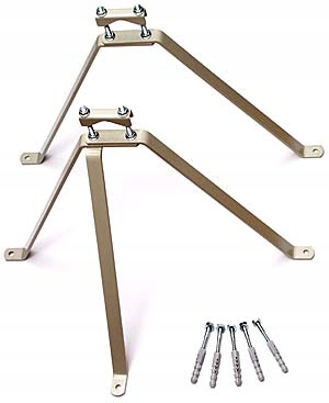 Objímka zděného držáku stožáru trubky 40 cm