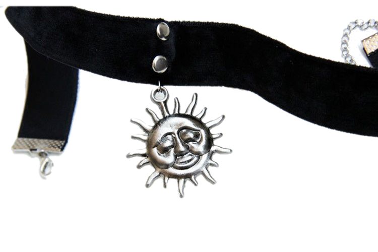 

Naszyjnik choker Leon Zawodowiec Matylda Słońce sr