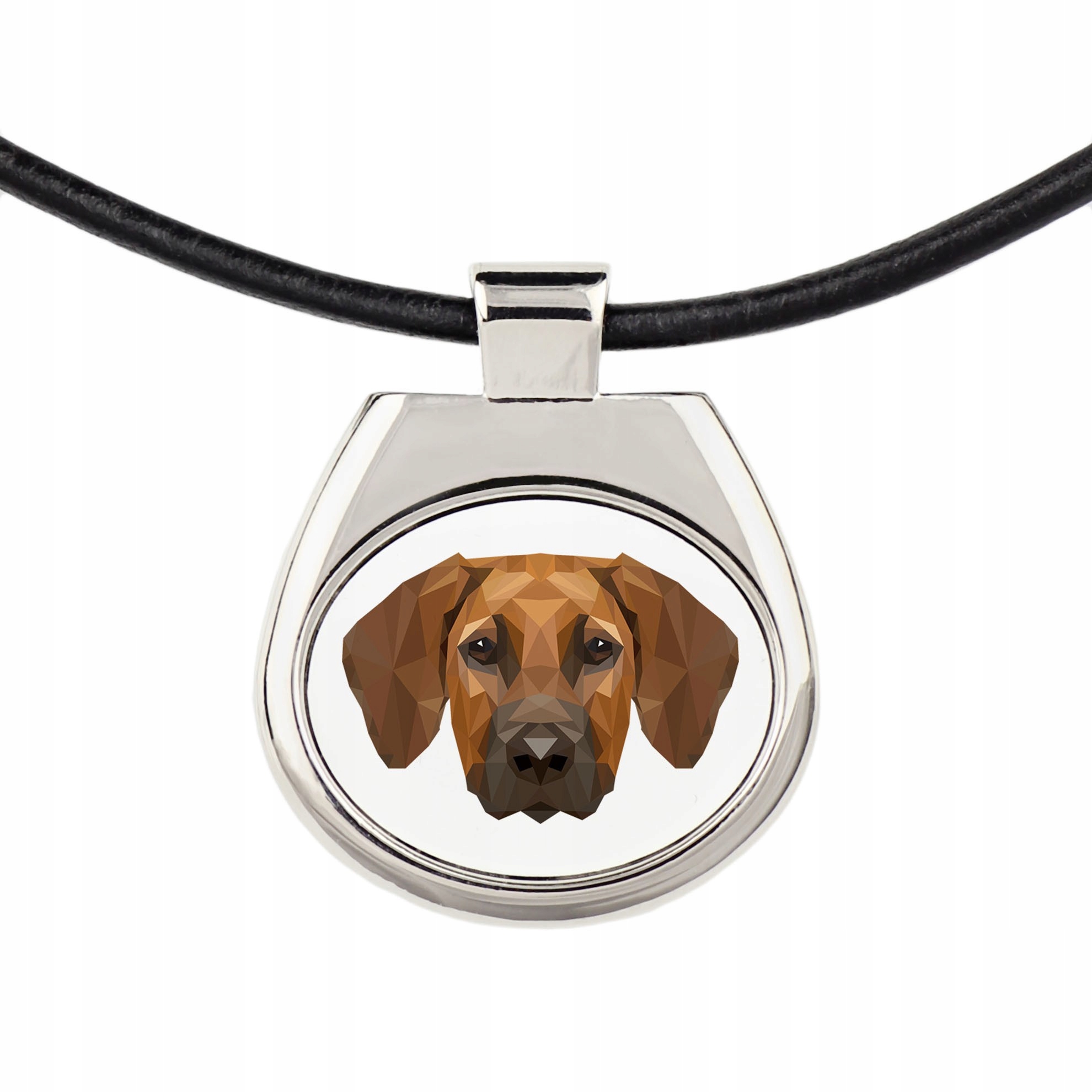 

Rhodesian Ridgeback Naszyjnik Pies geometryczny