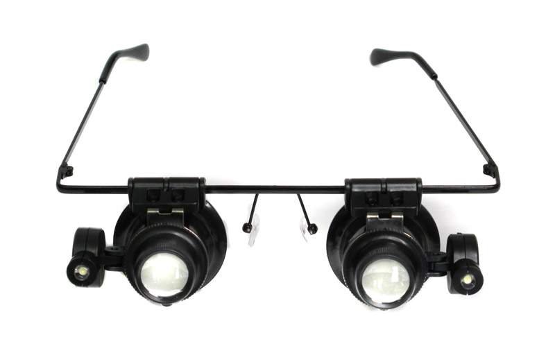 

Lupa Okulary Precyzyjne Led 9892A 2 xOKO 20X ~~