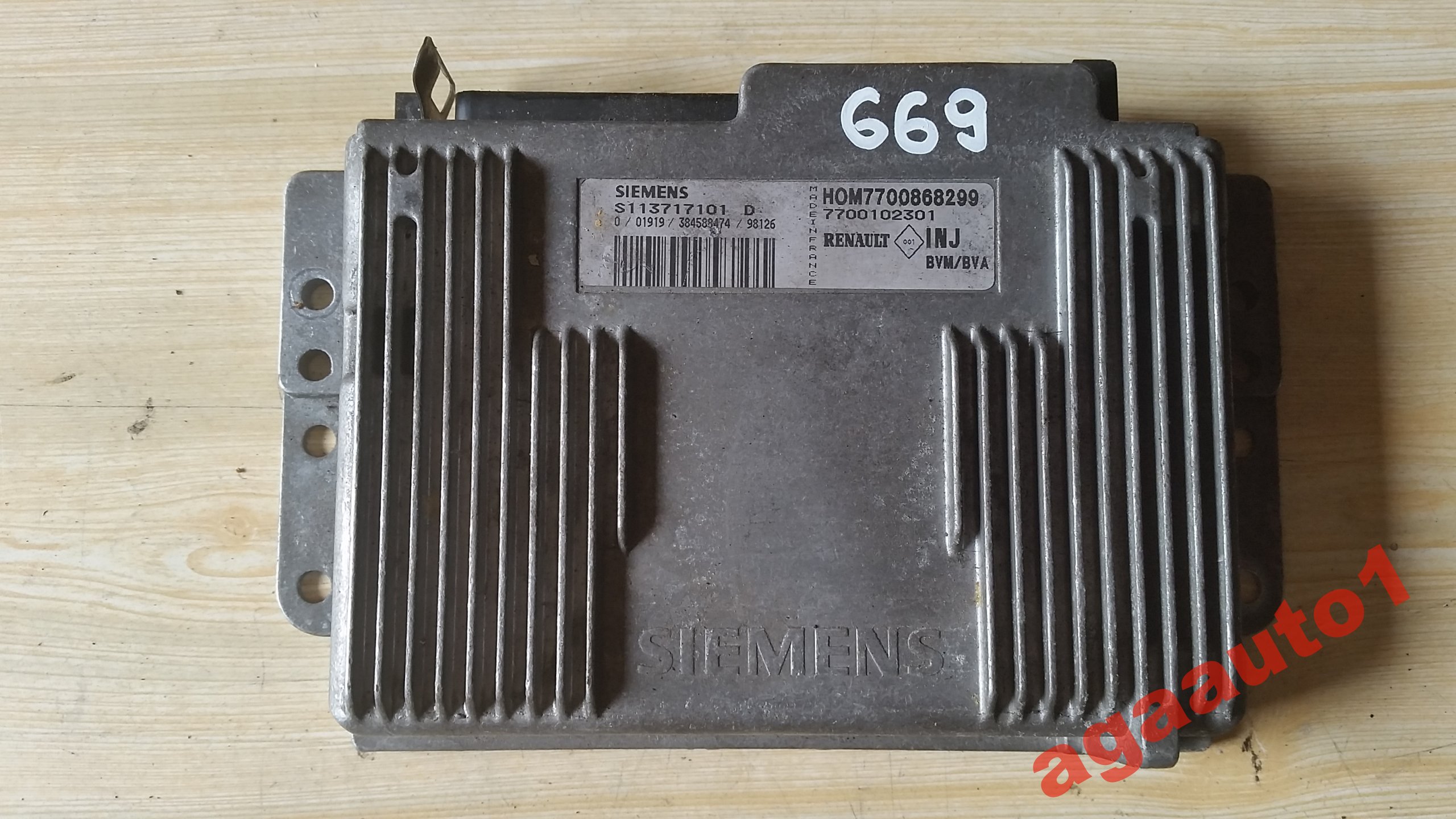 siemens 5301101e блок управления двигателем renault kango