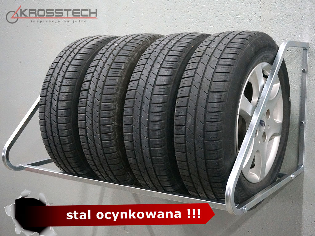 WIESZAK PÓŁKA STOJAK NA OPONY KOŁA MAX 4 OCYNK HIT Kod producenta KWO0001