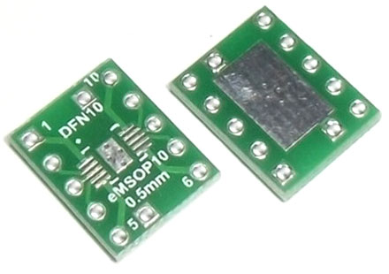 

Płytka drukowana DFN10 eMSOP10 _________ PCB-058